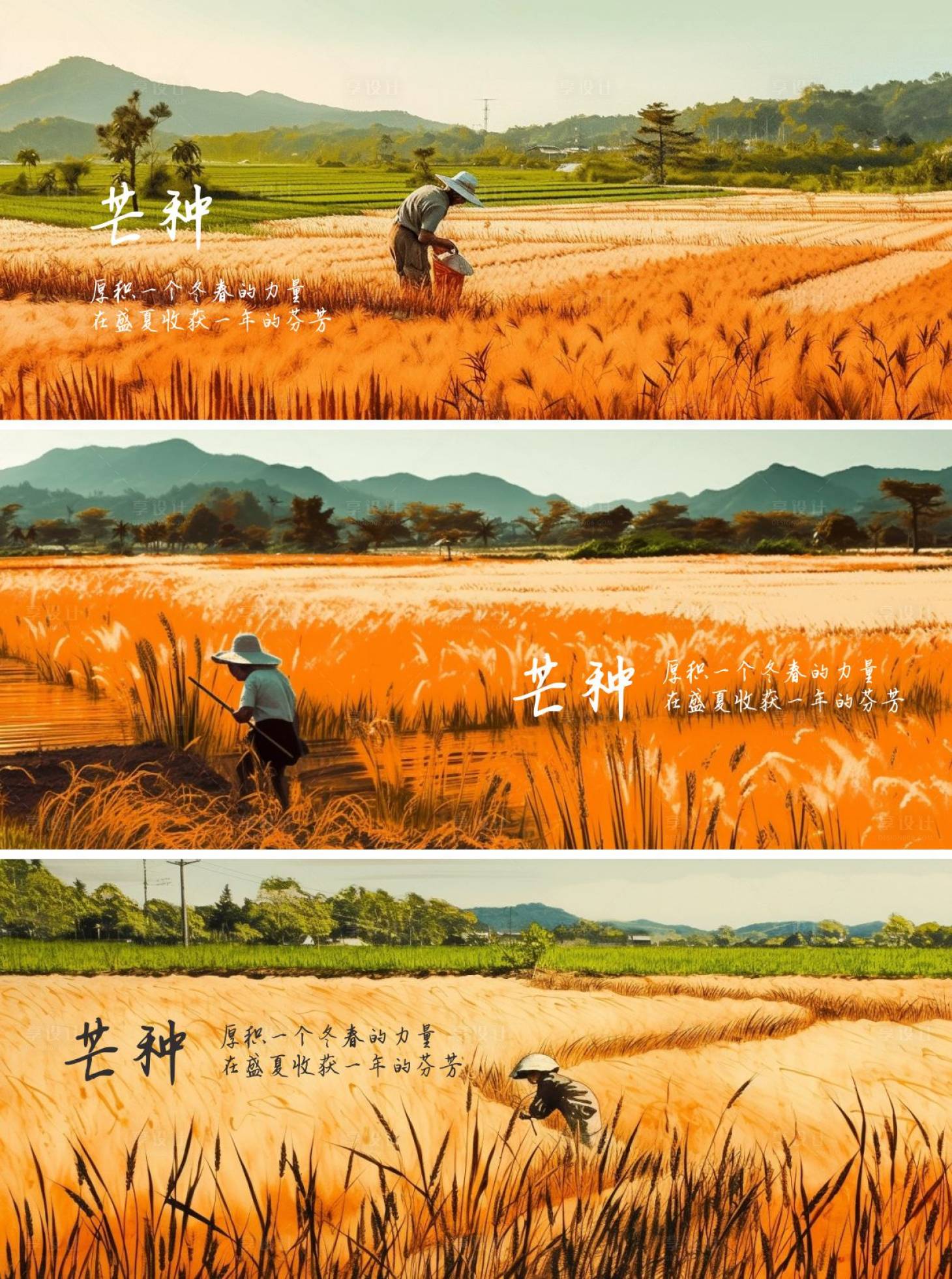 源文件下載【享設(shè)計】搜索編號：27430017147468646【芒種節(jié)氣海報】