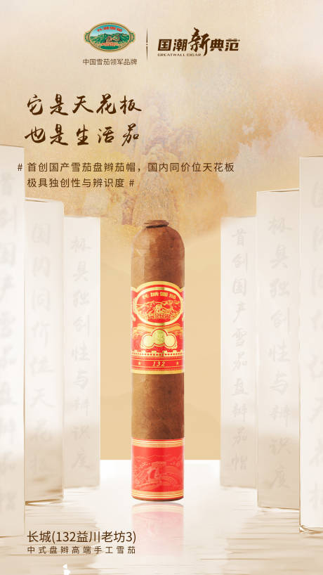 源文件下载【雪茄海报 】编号：20250017309989837