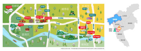 编号：20230627100224373【享设计】源文件下载-广州手绘地图
