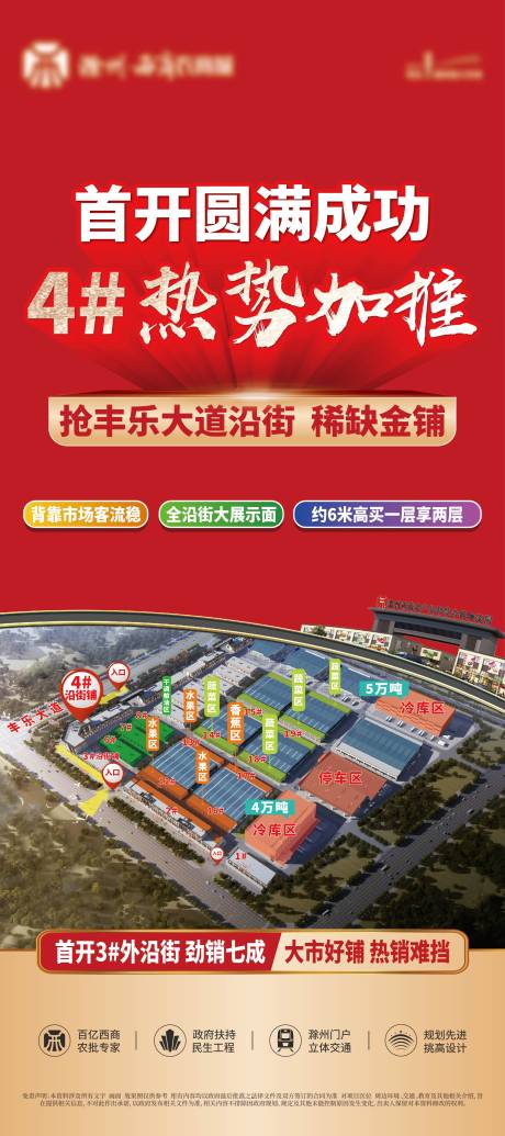 源文件下载【商铺首开成功海报】编号：81570017698552724