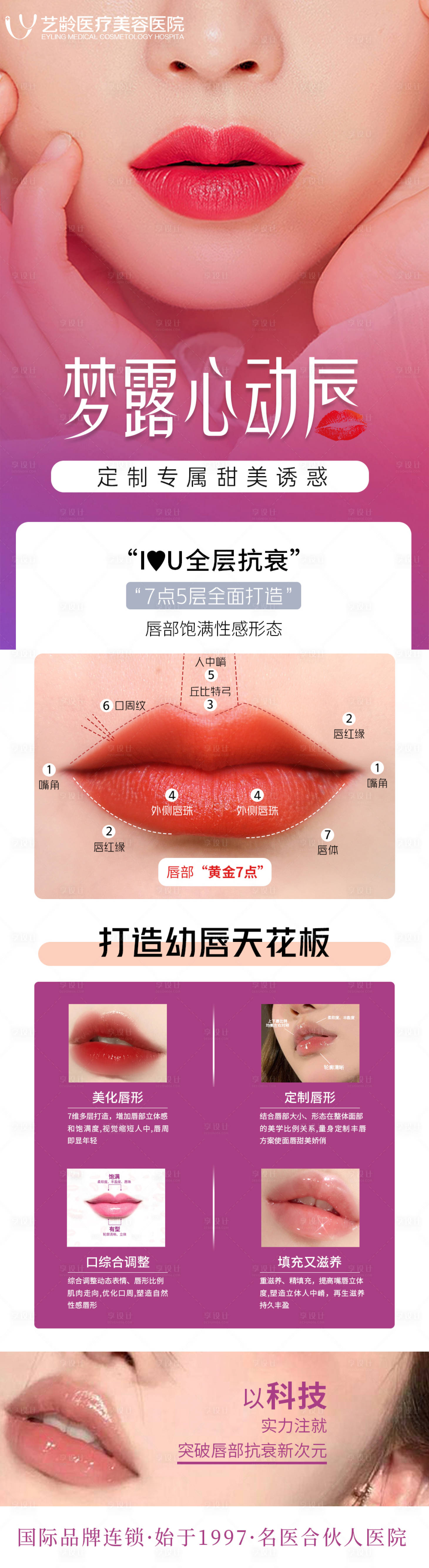 源文件下载【幼唇医美系列海报】编号：49790017239941934