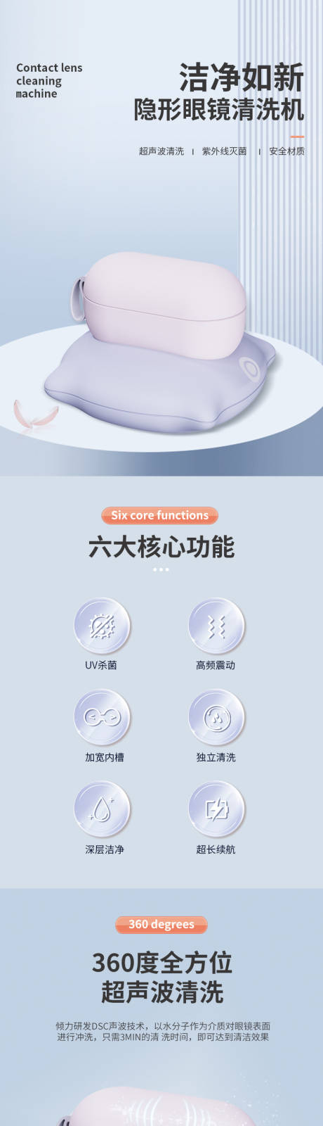 源文件下载【享设计】搜索编号：62180017438856999【超声波隐形眼镜详情页】