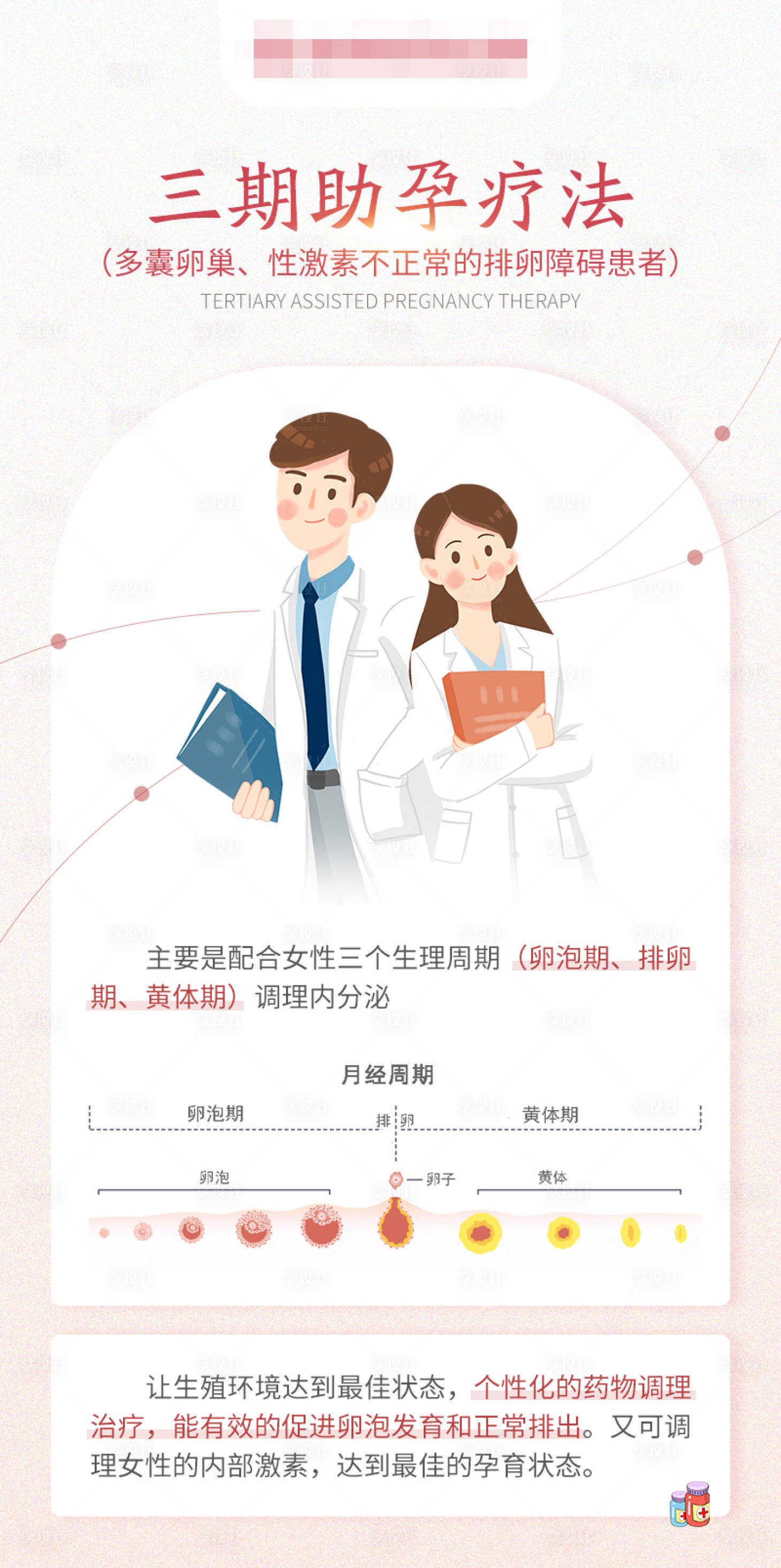 源文件下載【享設(shè)計】搜索編號：97450017213271112【備孕科普海報】