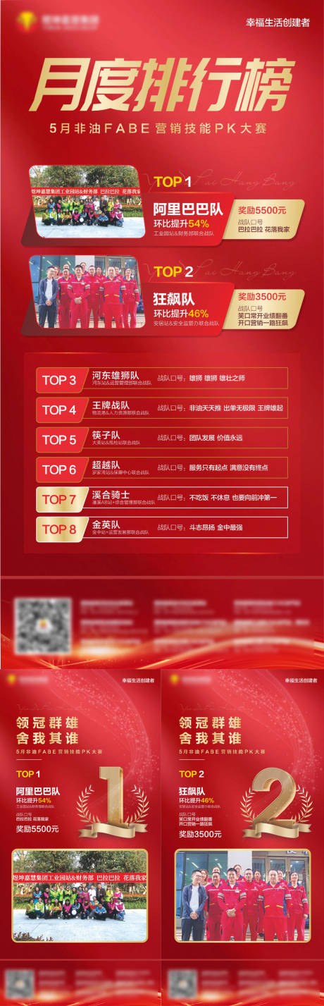 源文件下载【月度排行榜系列海报】编号：97620017164772588