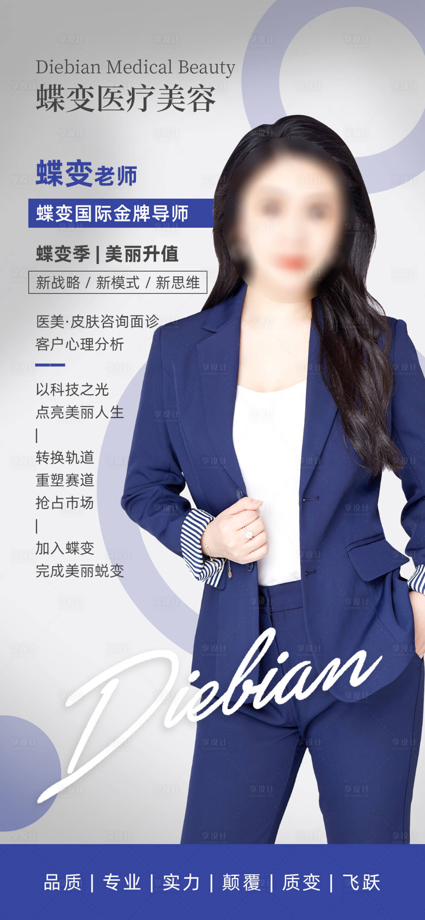 源文件下载【医美金牌讲师人物介绍海报】编号：75950017589056910