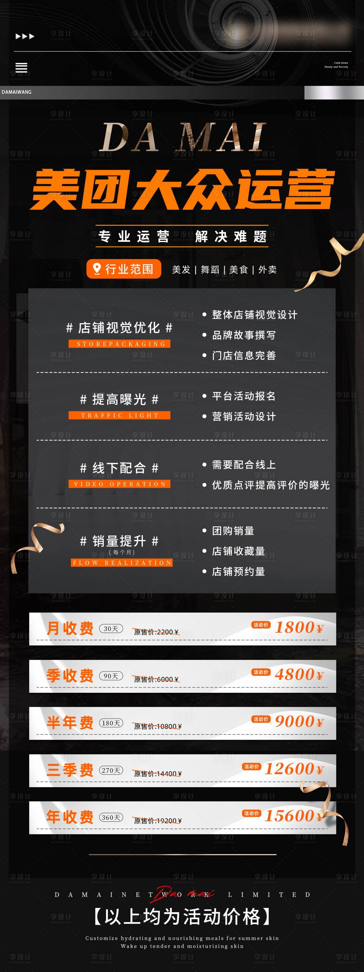 源文件下载【美团抖音运营海报】编号：26810017345645327