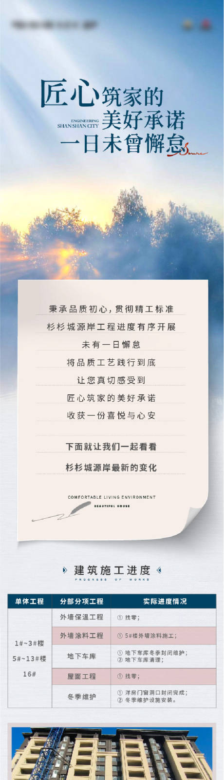 源文件下載【享設計】搜索編號：13460017325507234【地產工程進度播報長圖】