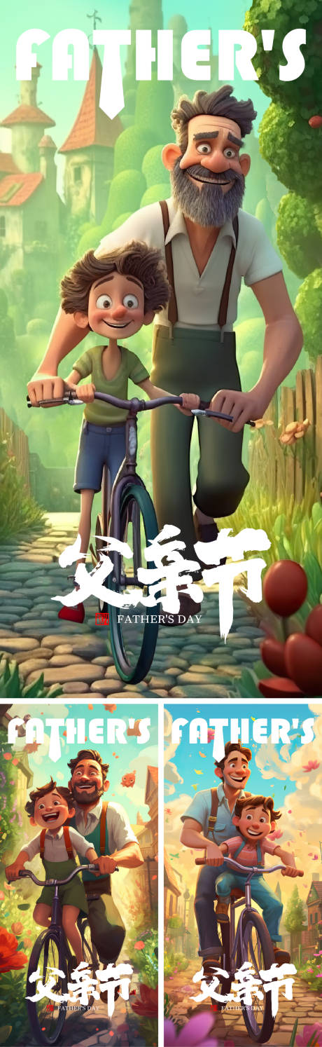 源文件下載【父親節海報】編號：14830017201305791