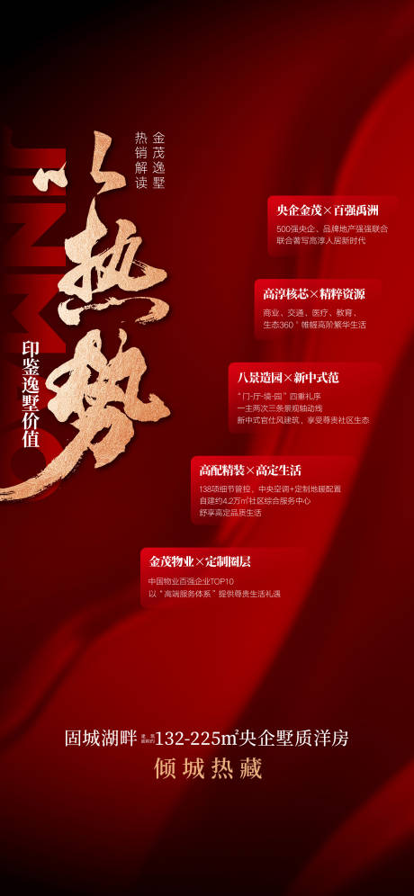源文件下载【地产分销热销海报】编号：54790017102169615