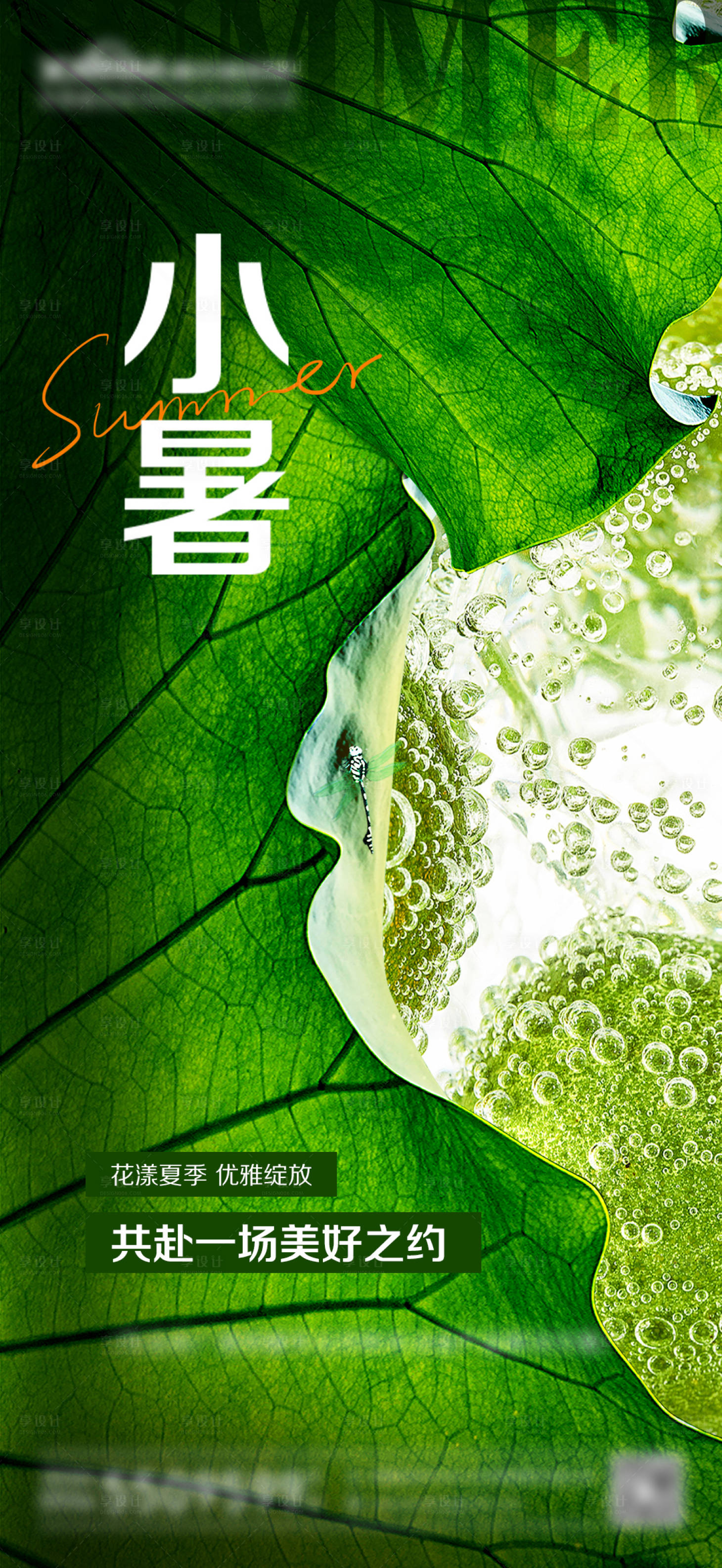 源文件下载【小暑节气移动端海报】编号：66070018113508586