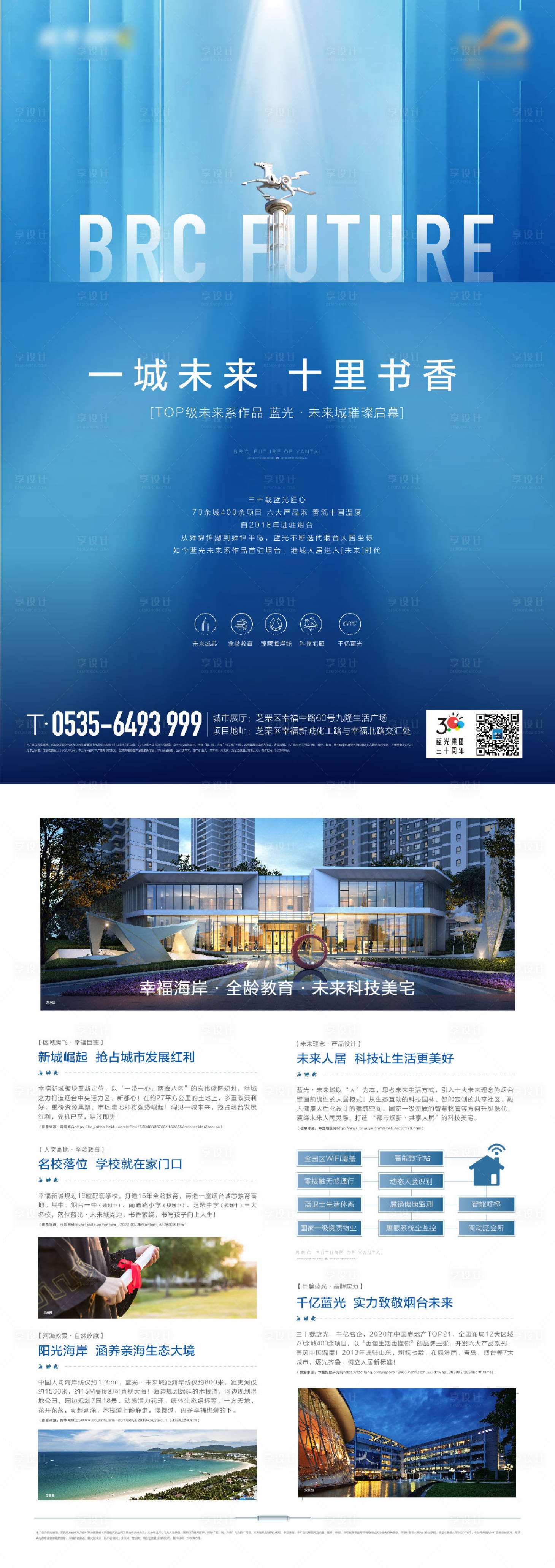 源文件下载【享设计】搜索编号：27170018107804454【地产科技价值点DM宣传单】