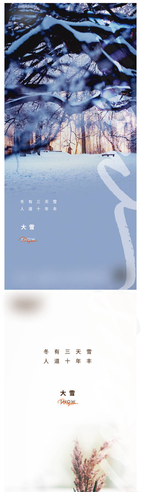 源文件下载【大雪海报】编号：20230726112456817