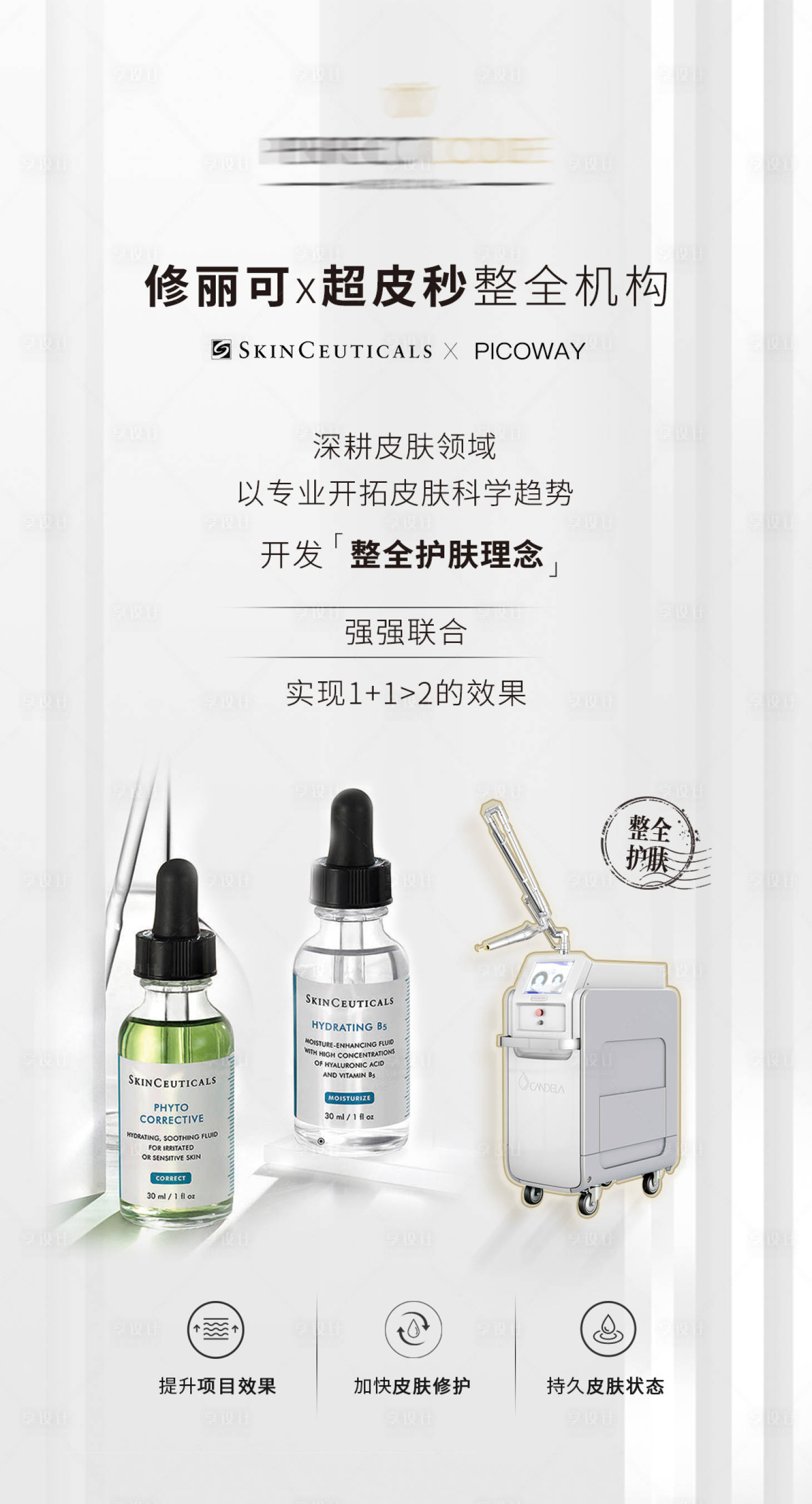 源文件下載【享設計】搜索編號：40620017822193706【醫美超皮秒修麗可聯合活動海報】