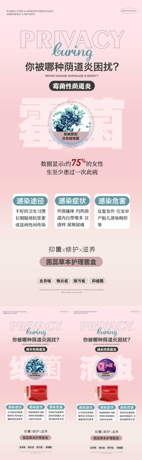 源文件下载【妇科小知识阴道炎海报】编号：41100017795125683