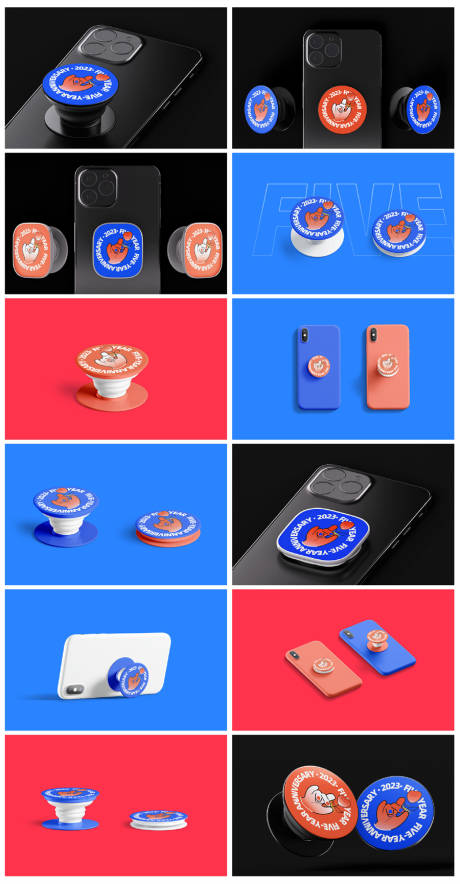 高端企业餐饮品牌智能样机贴图
