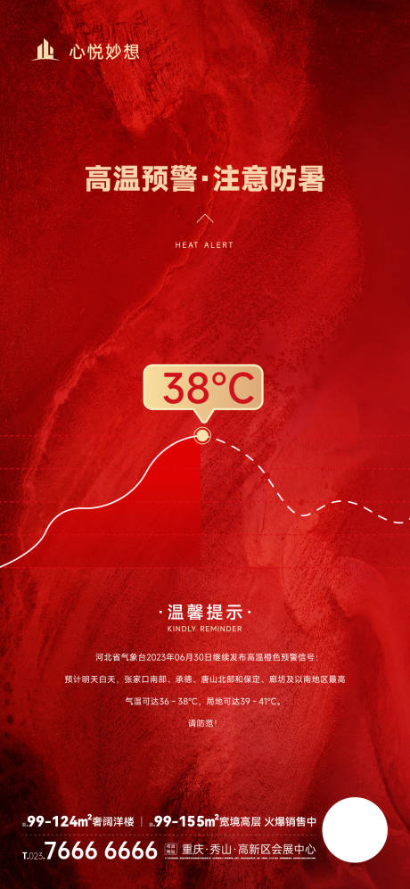 源文件下載【高溫預警提示海報】編號：28470017762763290