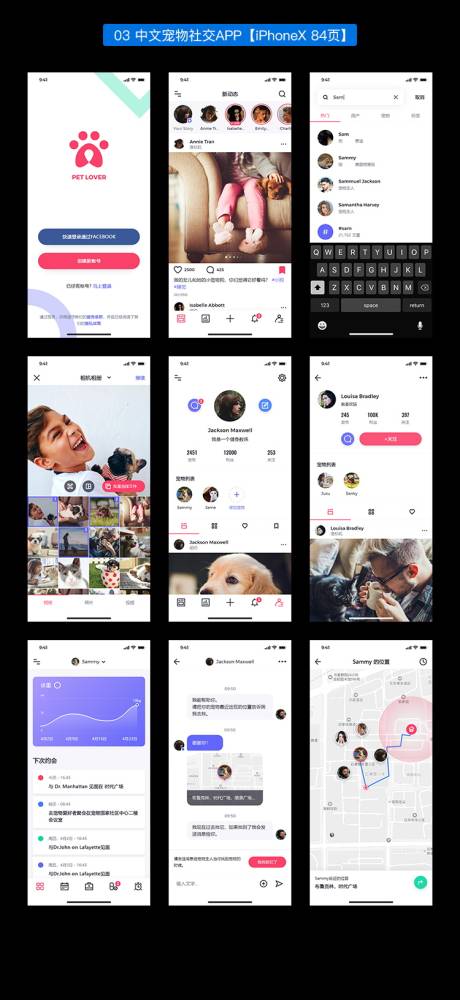 源文件下载【中文宠物社交APP】编号：41160018071716048