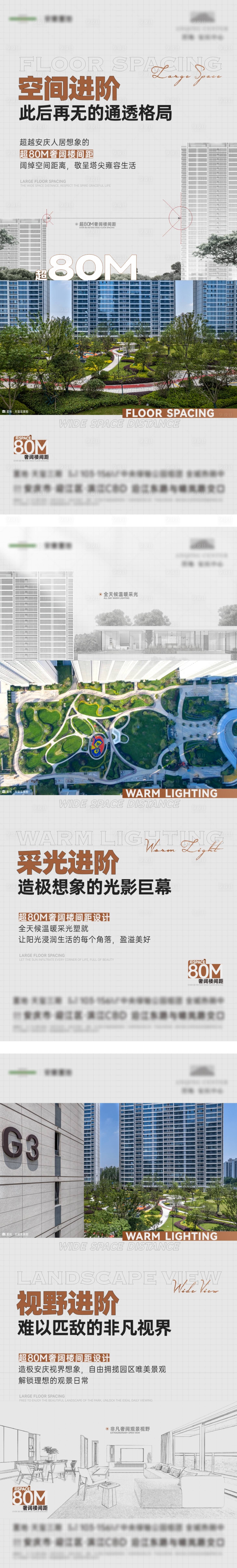 源文件下载【享设计】搜索编号：51010018359436071【地产社区价值点系列海报】