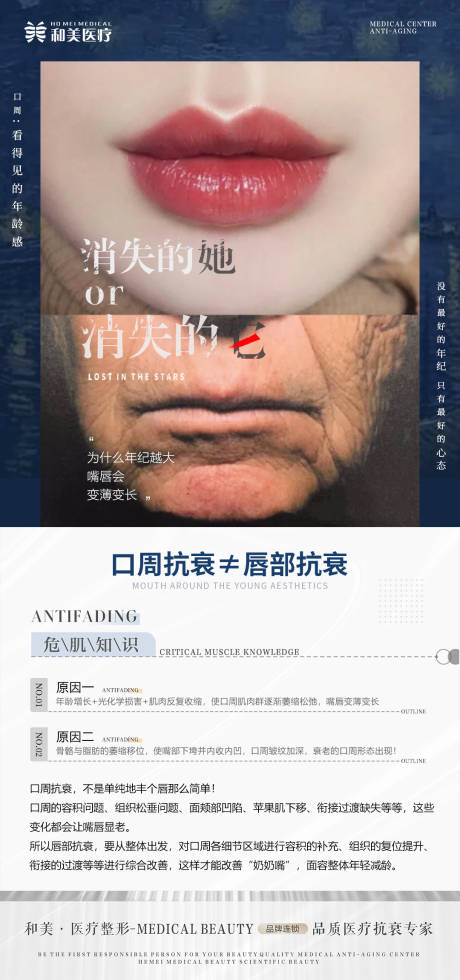 源文件下载【口周抗衰科普海报】编号：35400018389638283