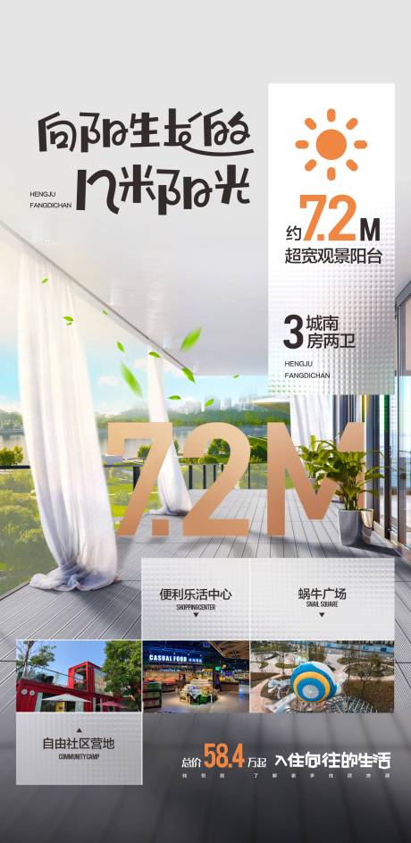 源文件下载【阳台价值点海报】编号：75520018374248300
