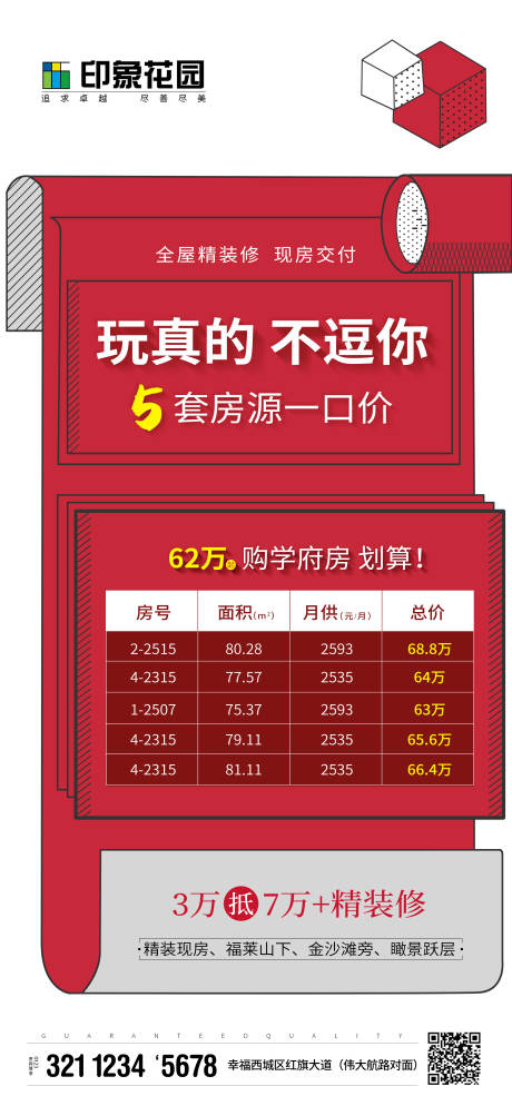 源文件下載【享設計】搜索編號：65770017857069755【創意地產特價房移動端海報】
