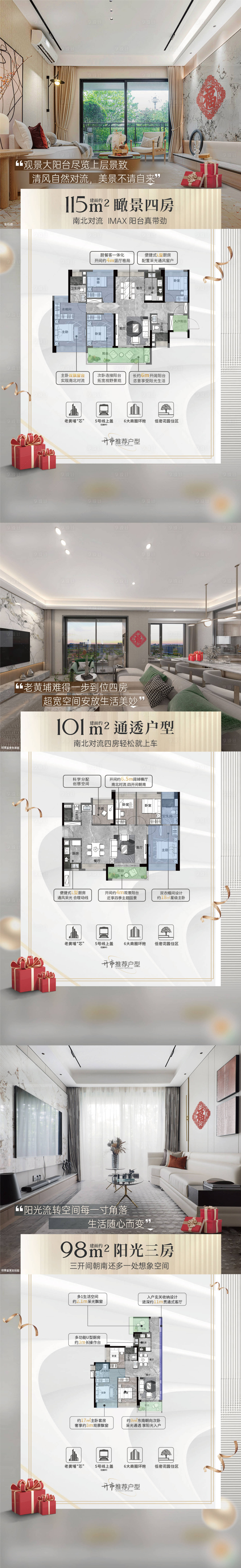 源文件下载【享设计】搜索编号：92120017751073401【户型实景房地产价值系列海报】
