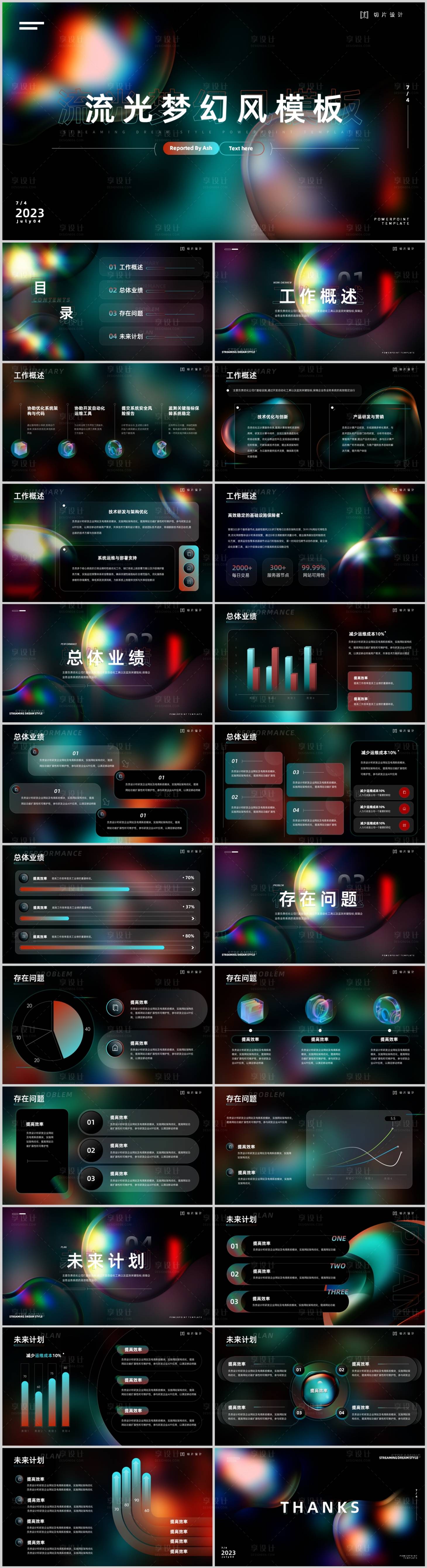 源文件下载【享设计】搜索编号：46160017867471117【工作汇报模板】