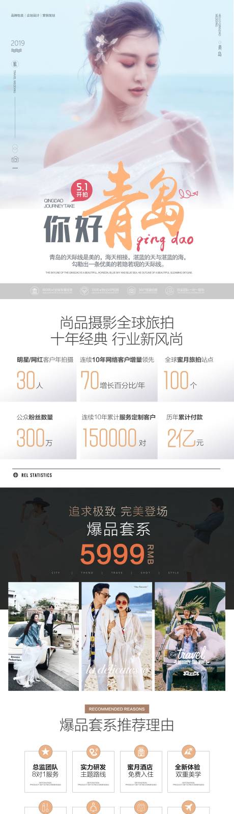 源文件下载【青岛旅行婚纱摄影详情页】编号：33560018269517769