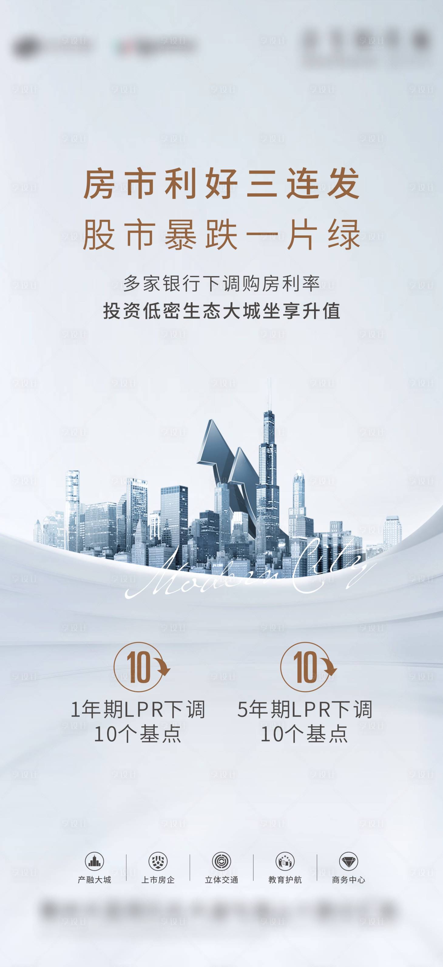 源文件下載【享設計】搜索編號：35130018360176253【利好政策簡約海報】