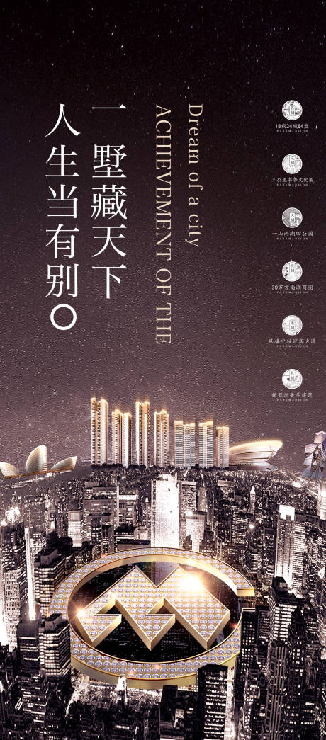 源文件下载【享设计】搜索编号：92570018293322605【地产别墅海报】