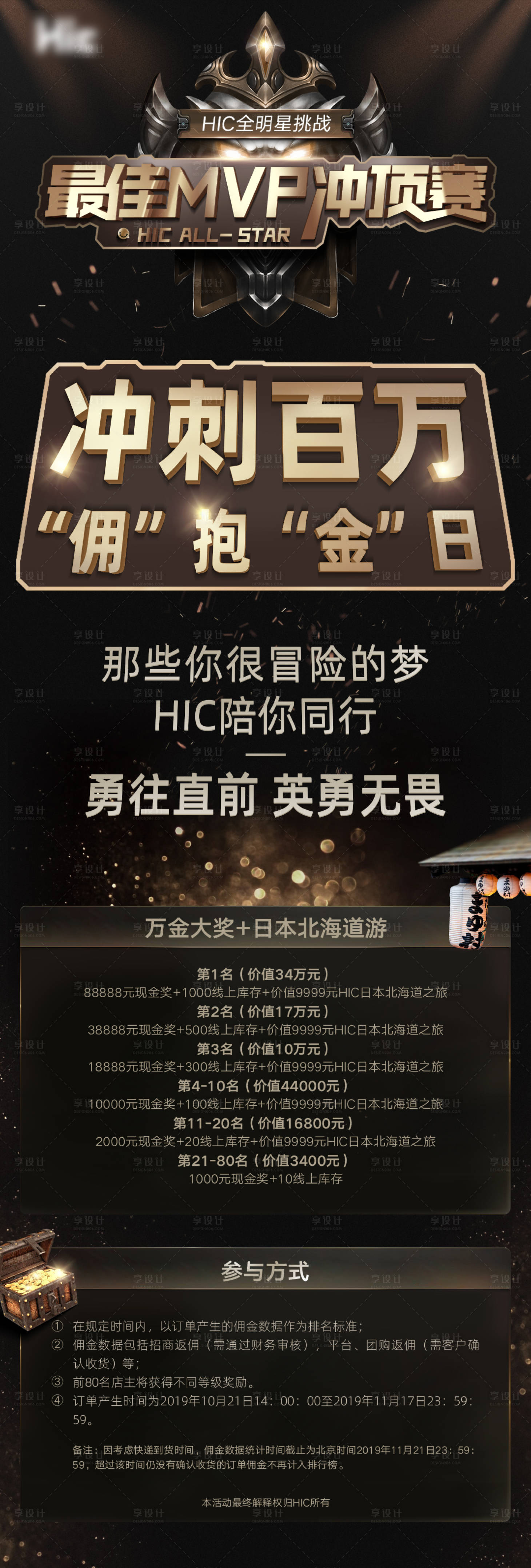 源文件下载【享设计】搜索编号：66230018082711896【企业全明星活动挑战海报】