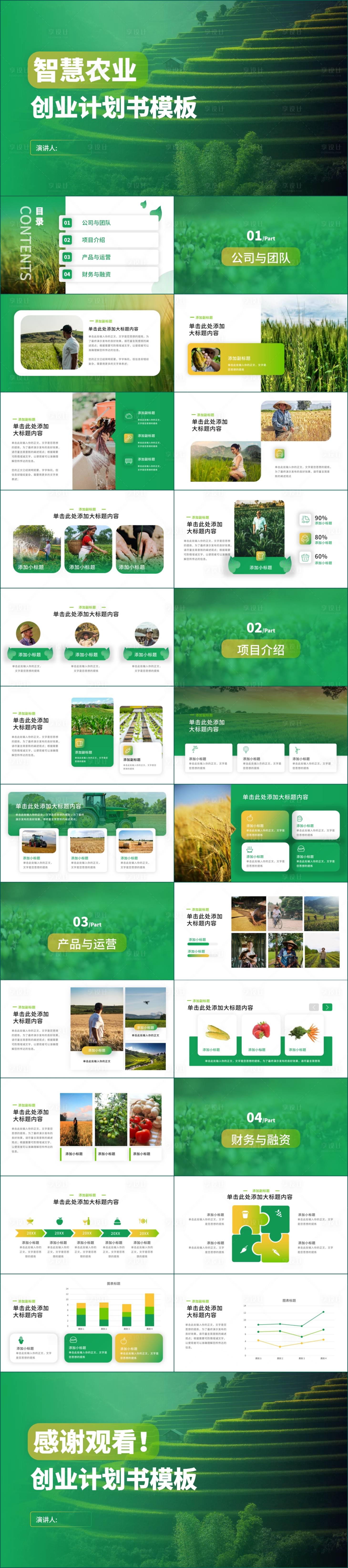 源文件下载【智慧农业创业计划书模板】编号：88750018303106764