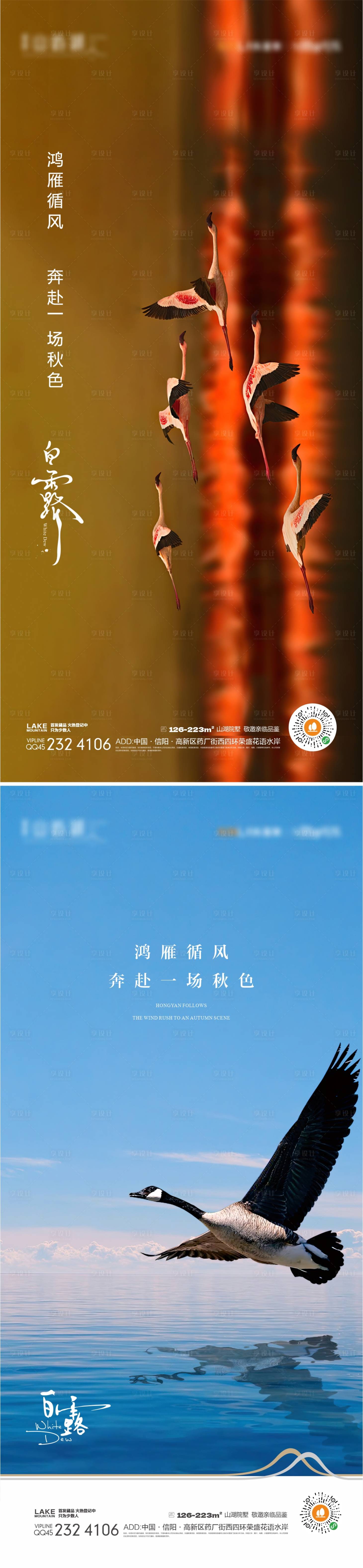 源文件下載【享設計】搜索編號：82750018349937243【白露海報】