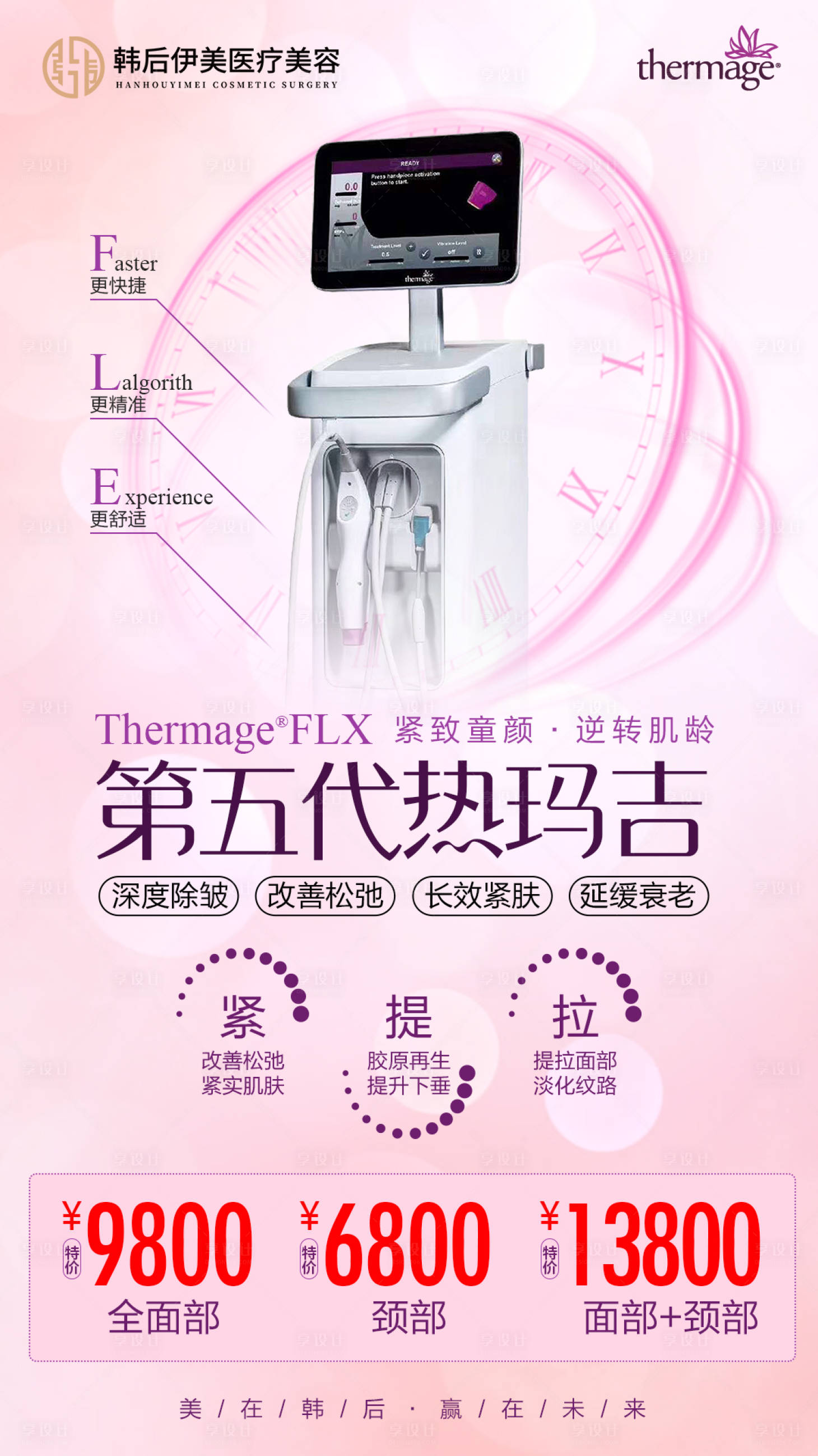 源文件下载【享设计】搜索编号：41930017861158622【2023医美项目仪器第五代热玛吉】