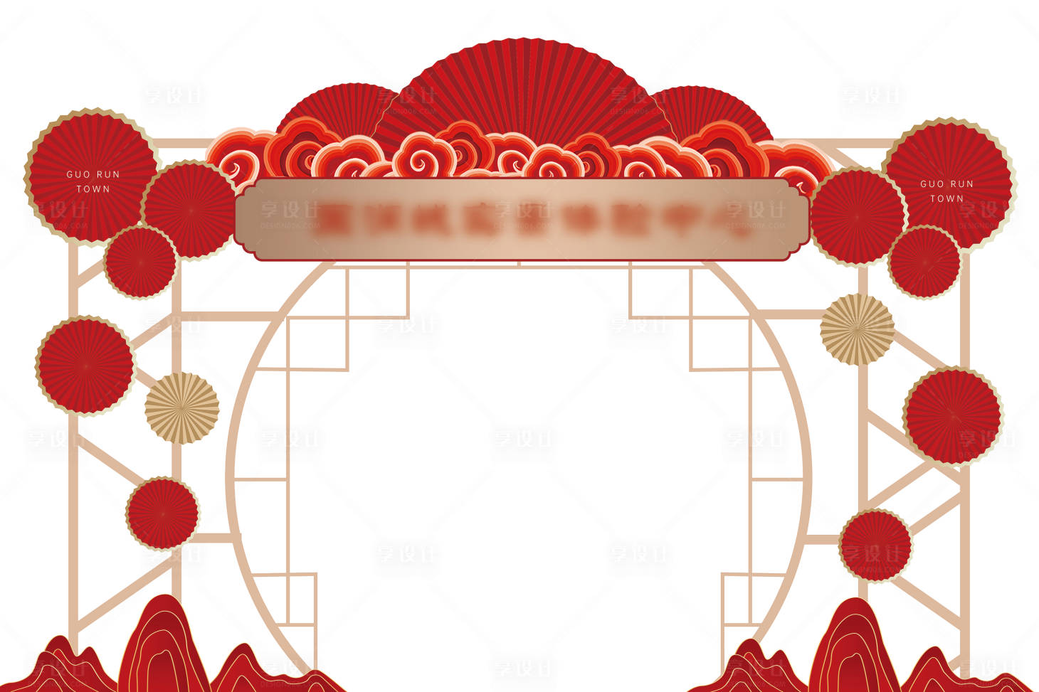 源文件下載【享設計】搜索編號：31100018414203057【龍門架】
