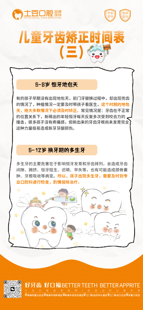 源文件下载【儿童口腔早期矫正海报】编号：11500018383472598