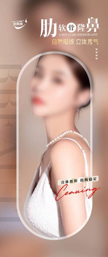 源文件下载【医美隆鼻丰胸灯箱海报】编号：23310017882517547