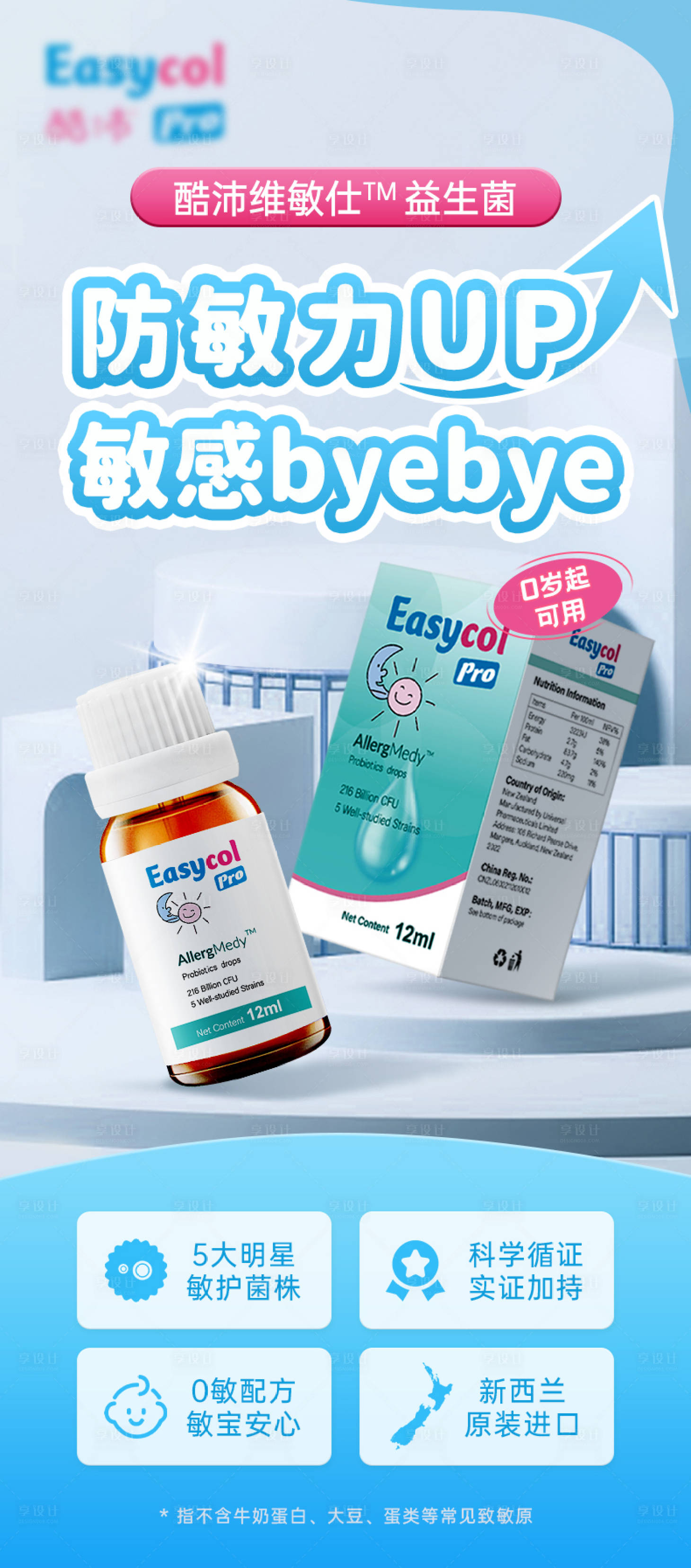 源文件下載【益生菌產品海報】編號：43710018195845849