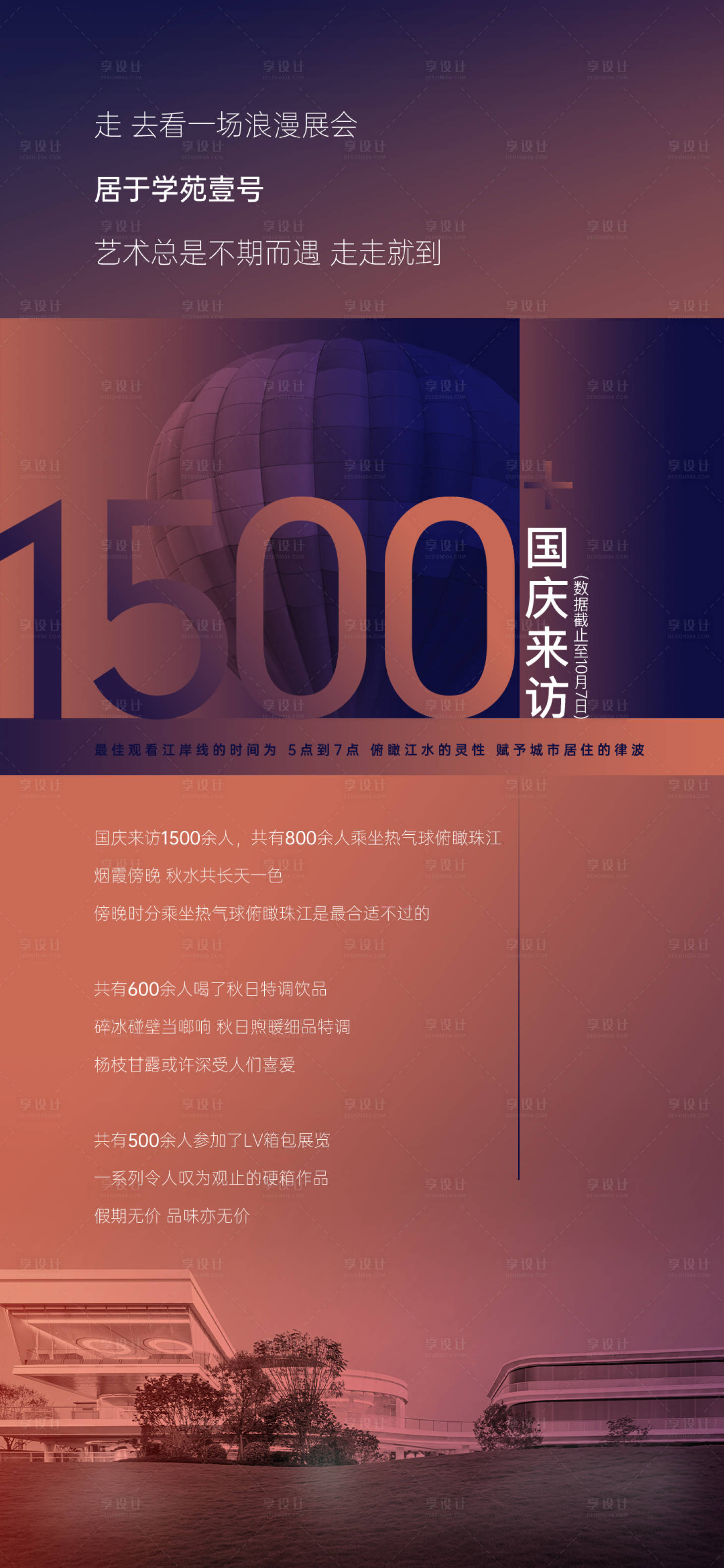 源文件下载【国庆来访数据房地产海报人气单图刷屏】编号：63990018077162339