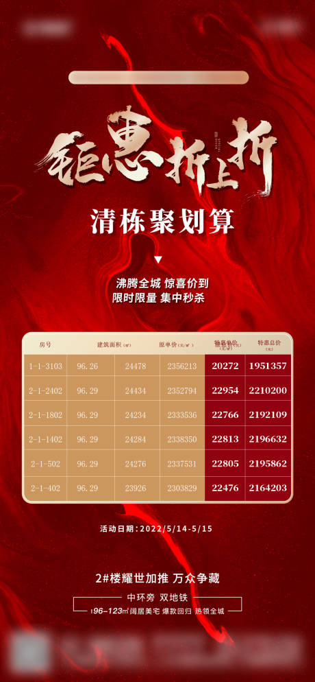 源文件下载【享设计】搜索编号：93060018364979254【特价房海报】