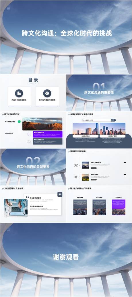 源文件下载【享设计】搜索编号：24770018082756406【跨文化沟通全球化时代的挑战PPT】
