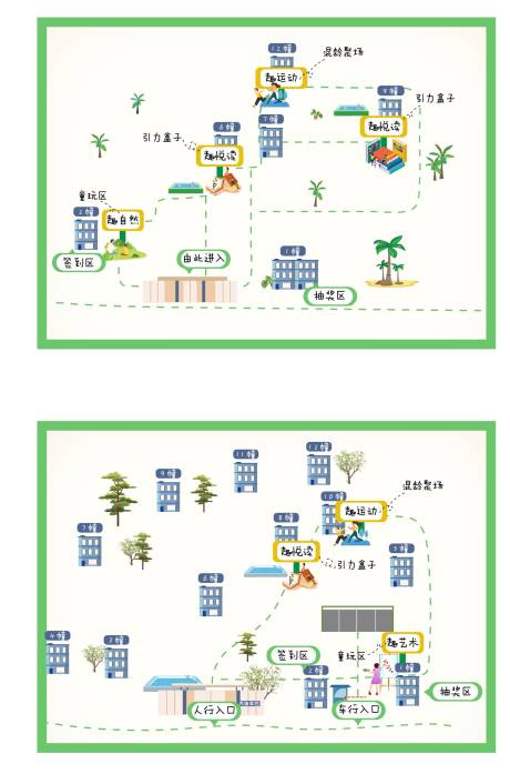 源文件下载【地产手绘导览图海报展板】编号：20230721132545349