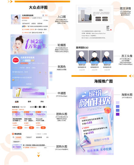 源文件下载【医美护肤美容人物点评简约物料】编号：23210018232793286