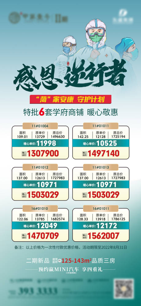 源文件下载【地产防疫特惠海报】编号：63400017959431273