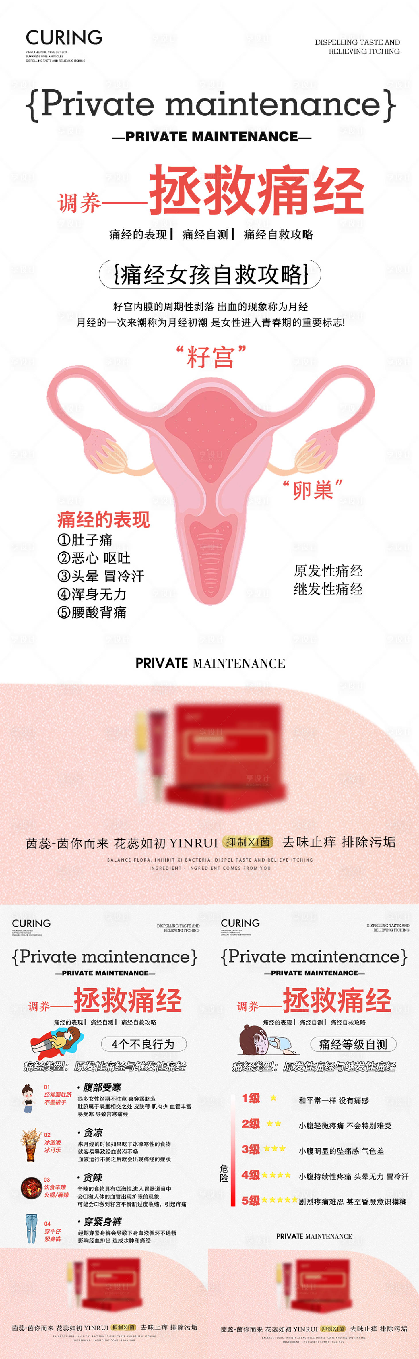 源文件下载【私密养护海报】编号：81470018070158299