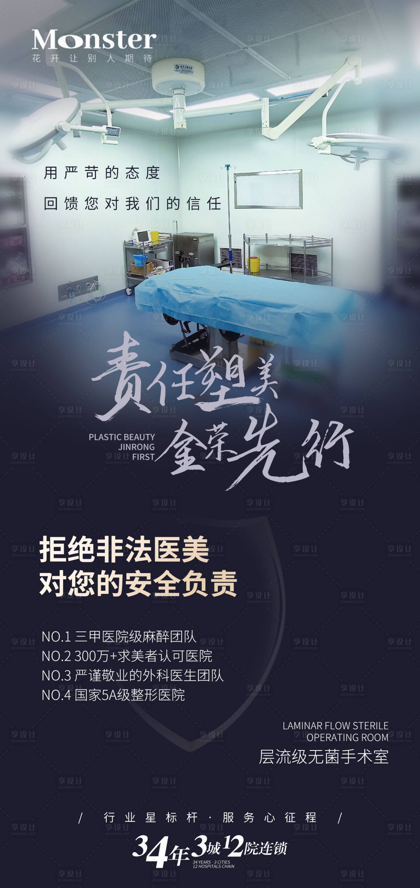 源文件下载【享设计】搜索编号：72990018115622953【医美安全责任海报】