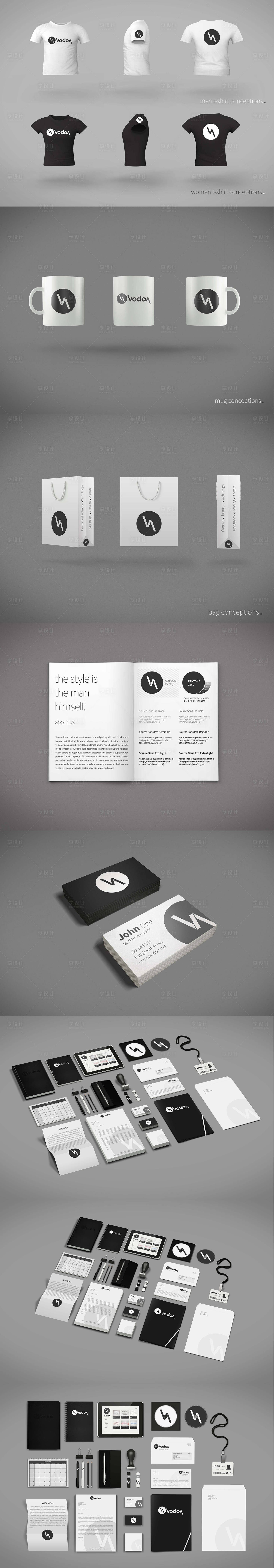 源文件下载【享设计】搜索编号：77380018034159100【企业VI样机设计】