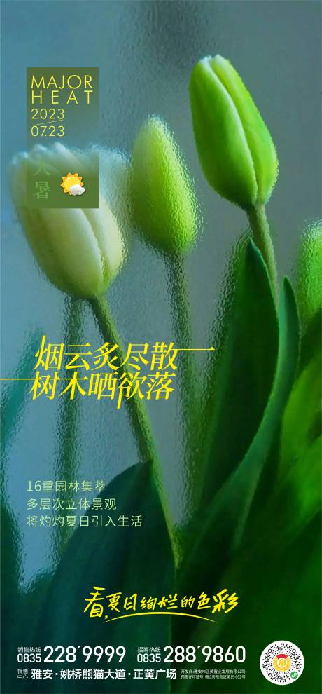 源文件下載【享設(shè)計(jì)】搜索編號(hào)：51050017913358508【大暑海報(bào)】