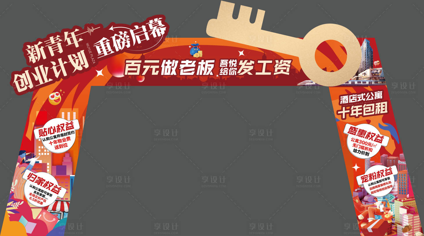 源文件下载【地产活动门头】编号：99050018407025298
