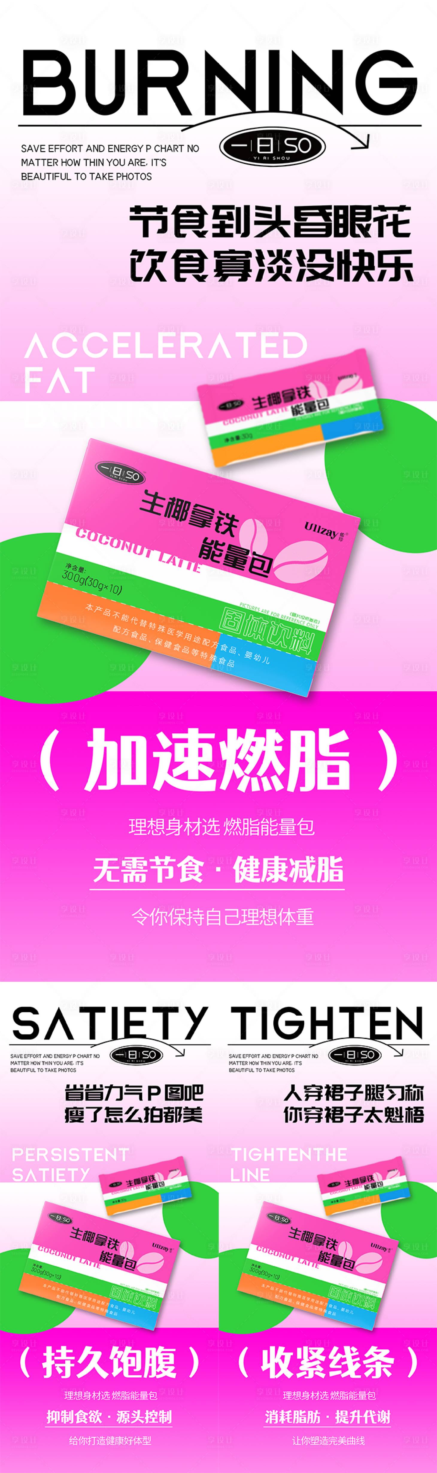 源文件下载【微商减肥生酮咖啡产品海报】编号：99790018206536866